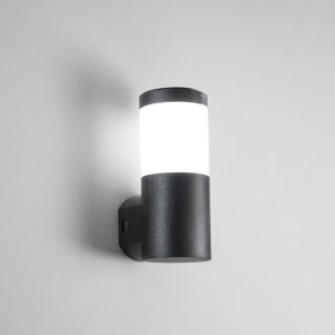 Applique da esterno Focus nero IP65 Intec 2