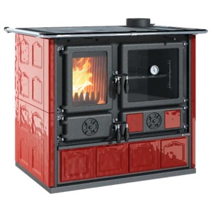 Cucina a legna Rosa VST.16 Maiolica La Nordica 2
