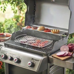 Weber 6471: Griglia per Pesce, Polenta e Verdure - Acciaio Inox, Misura Grande 2