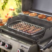 Weber 6471: Griglia per Pesce, Polenta e Verdure - Acciaio Inox Misura Grande
