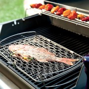 Weber 6471: Griglia per Pesce, Verdure - Acciaio Inox, Misura Grande