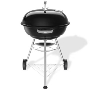 Weber Compact Kettle 57 cm BBQ a Carbone Nero - Cod. 1502061