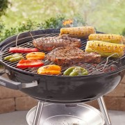 Weber Compact Kettle 57 cm BBQ a Carbone Nero - Cod. 0077924915888