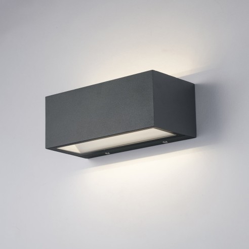 Applique LED da esterno TWIN antracite 20W IP54 Intec