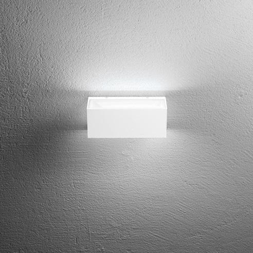 Applique LED da esterno TWIN bianco 12W, IP54 Intec