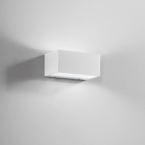 Applique LED da esterno TWIN bianco 12W, IP54 Intec