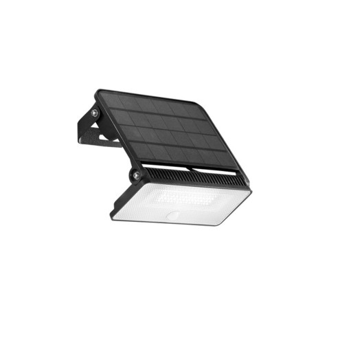 Proiettore LED solare Nasa antracite con sensore, IP54 Intec