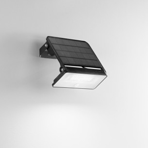 Proiettore LED solare Nasa antracite con sensore, IP54 Intec 2