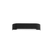 Applique LED Nike in metallo nero