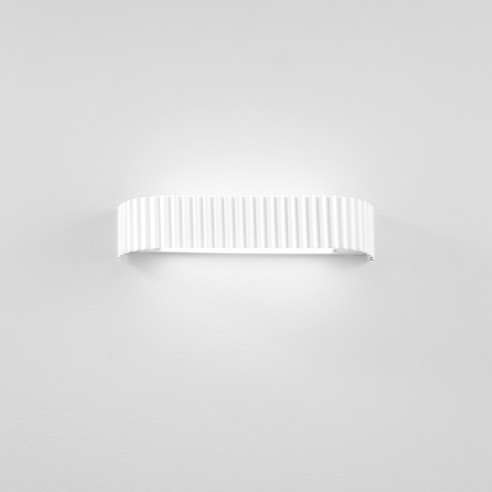 Applique LED Nike in metallo bianco