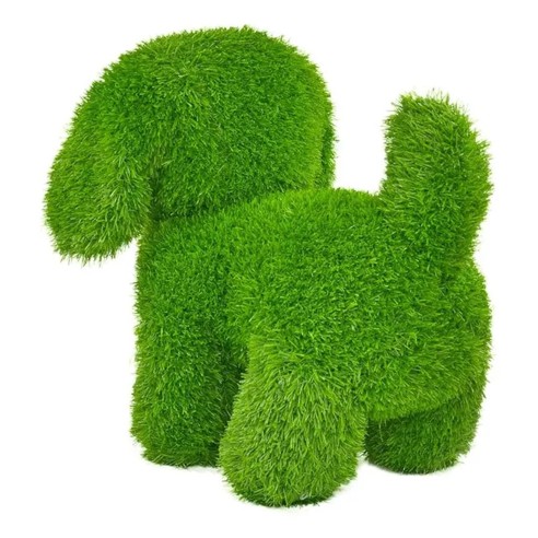 Decorazione erba sintetica cane