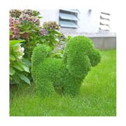 Decorazione erba sintetica cane