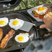 Weber 3400074 - Kit Utensili Portatili per Piastra BBQ Spatola