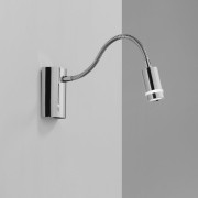 Applique LED Kepler in metallo acciaio braccio flessibile 3W, 3000K