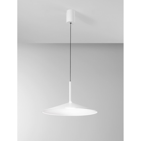 Lampadario sospensione LED Khan bianco16W