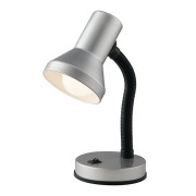 Lampada da lettura, scrivania LDT, E27, 60W argento