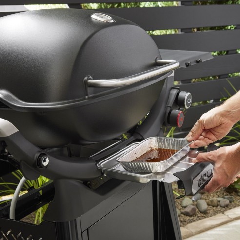 Barbecue a Gas Weber Serie Q 1100N Midnight Black 1501062 leccarda