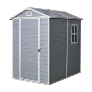 Casetta da giardino Boxy Verdelook 193x134xh198 cm grigio