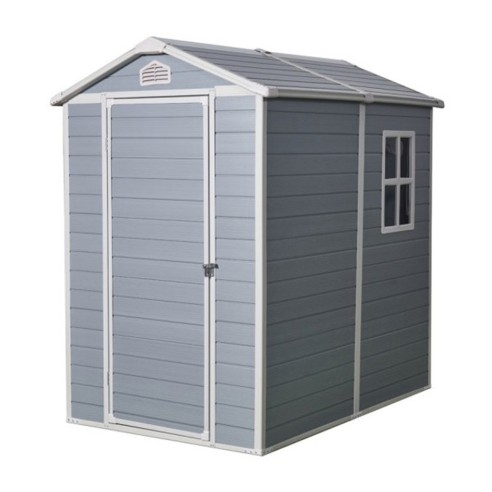 Casetta da giardino Boxy Verdelook 193x134xh198 cm grigio