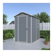 Casetta da giardino Boxy Verdelook 193x134xh198 cm grigio