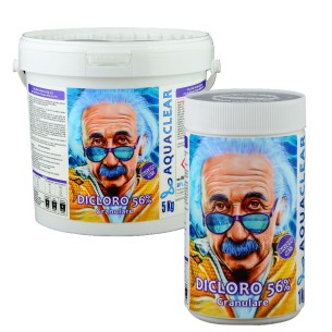 Dicloro granulare 56% per piscina cloro shock ACQUACLEAR