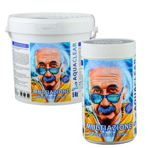 Cloro multiazione in pastiglie da 200g AQUACLEAR