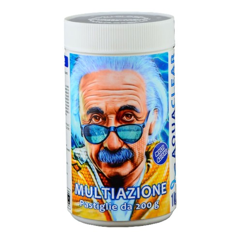 cloro multiazione pastiglie 200g aquaclear 1kg