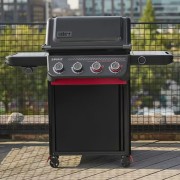 Weber Barbecue a Gas Intelligente Spirit EPX-435R Stealth Edition (4 Bruciatori, Sear Zone, Girarrosto, Wi-Fi)