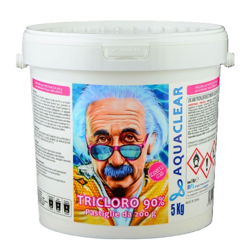Tricloro pastiglie 200g azione prolungata AQUACLEAR 5kg