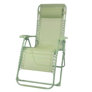 Sedia sdraio reclinabile Zero Gravity Relax verde