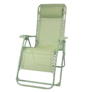 Sedia sdraio reclinabile Zero Gravity Relax verde