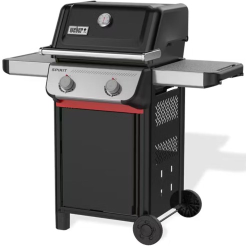 Weber Spirit E-210 GBS - Barbecue a Gas con 2 Bruciatori in Acciaio Inox, Nero 1500835