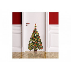 Decorazione-adesiva-natalizia-CrearredaAlbero-di-Natale-Xmas-Tree