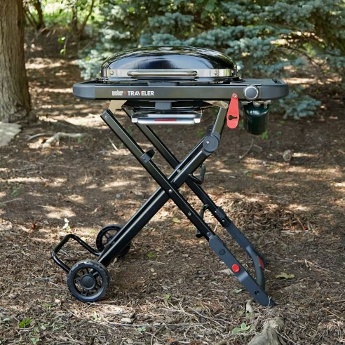 Weber Traveler Compact: Barbecue a Gas Portatile 1501750 -1
