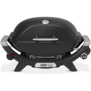 Weber Q 2100N Barbecue a Gas 1501082 - Griglia in Ghisa 57x41 cm, Bruciatore Inox 4.1 kW, Nero