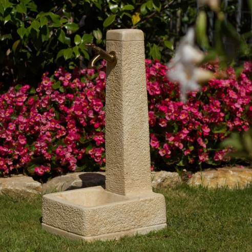 Fontana da giardino Vicenza nocciola H 65,5cm