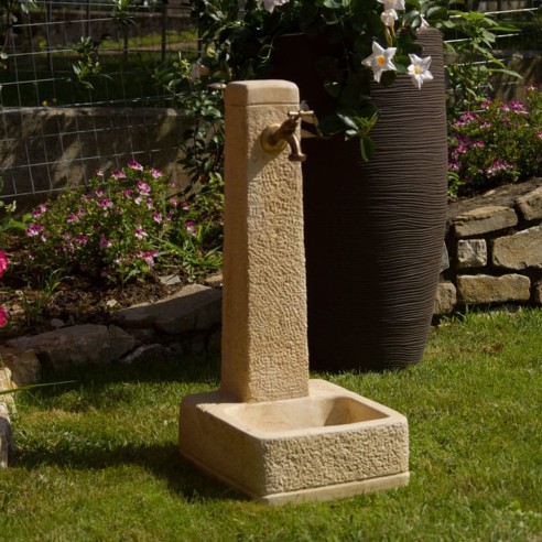 Fontana da giardino Vicenza nocciola H 65,5cm