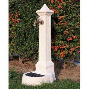 Fontana da giardino Pisa in cemento rosa antico 2