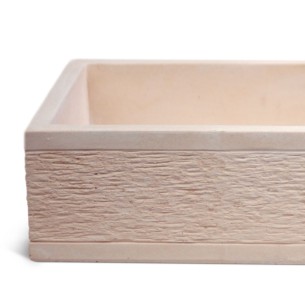 Lavello da esterno Bilbao XL in cemento rosa antico 2
