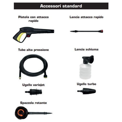 Idropulitrice-Lavor-Galaxy-140-accessori