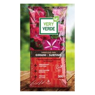 Terriccio per gerani e surfinie 20L Very Verde 2