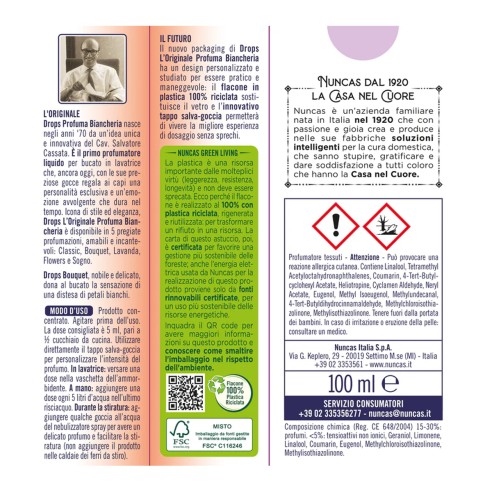 Profumatore bucato Nuncas Drops Bouquet 100 ml