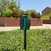 Dissuasore ultrasuoni e luci 360° Verdemax