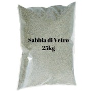 Sabbia di vetro per filtro piscina 25kg