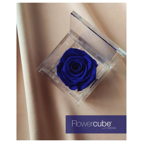 Rosa stabilizzata FlowerCube in cubo...