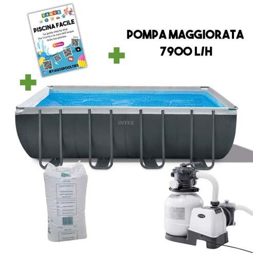 Piscina fuori terra Intex 549x274x132 h con pompa maggiorata 7900L/h 26356