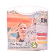Test acqua piscina con pastiglie reagenti pH e Cloro