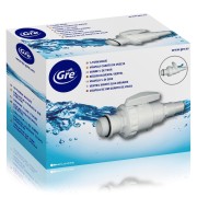 Valvola di chiusura con 1 raccordo Ø 32/38 mm per kit filtrazione Gre 621702