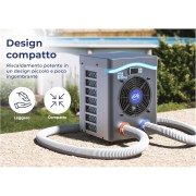 Pompa di calore mini per piscina fuori terra fino a 20 m³ Gre HPM20