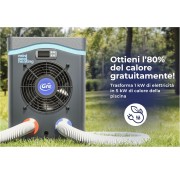 Pompa di calore mini per piscina fuori terra fino a 20 m³ Gre HPM20